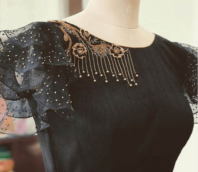 Latest designer blouse design - Simple Craft Idea