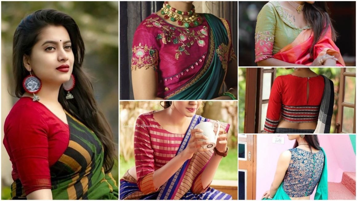 Beautiful saree blouse sleeve design - Simple Craft Ideas