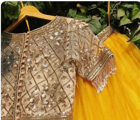 Elegant saree blouse