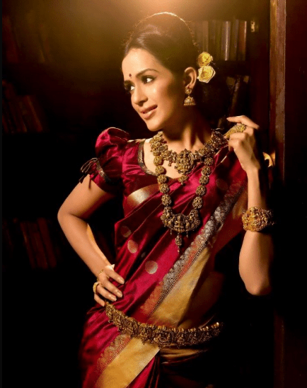 Stunning saree blouse design