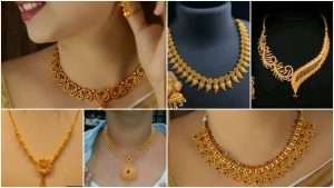 Beautiful gold necklace design