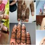 Finger mehndi design 1 1