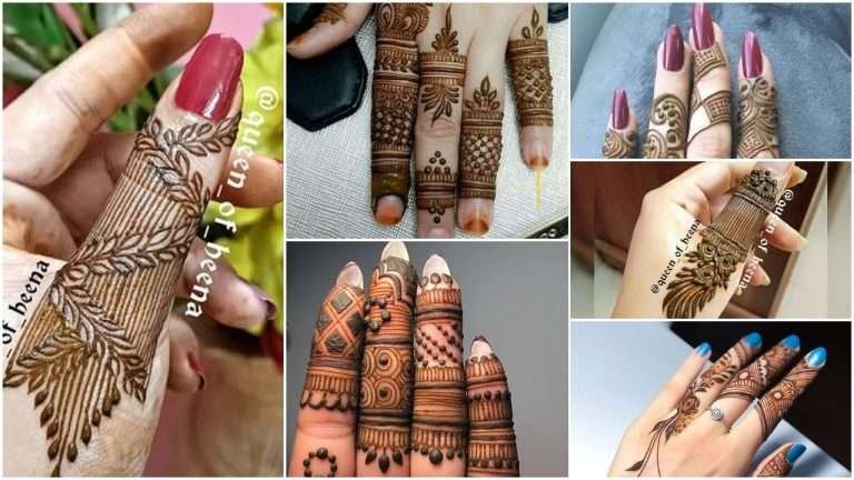 Finger mehndi design ideas for 2021 brides