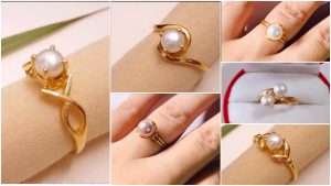 Latest pearl rings designs