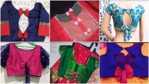 Bow style new blouse design