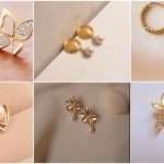 Simple daily wear gold earring design