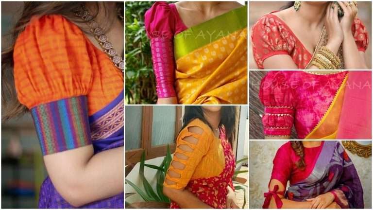 Latest 10 saree blouse sleeves pattern design to try in 2021