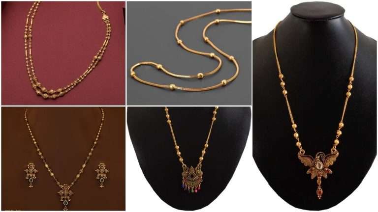 Gold chains designs for women