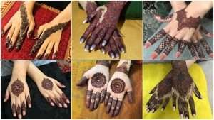 Back hand mehndi design