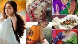 Latest designer blouse design