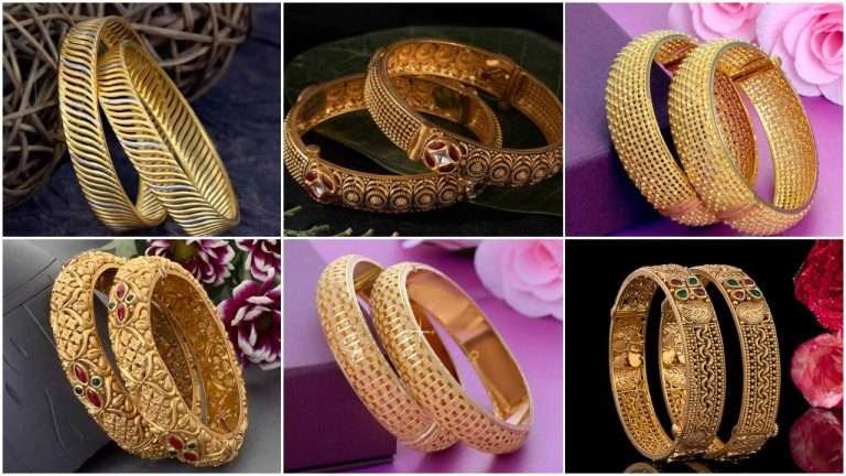 Gold bangle design for daily use