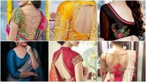 Blouse back neck design