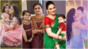 Mother daughter matching outfit