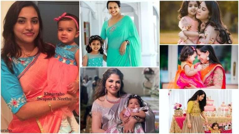 Mother daughter matching outfit