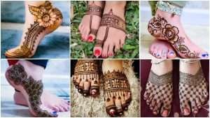 Foot mehndi design