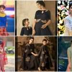 Mother daughter matching outfit