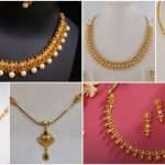 gold necklace design