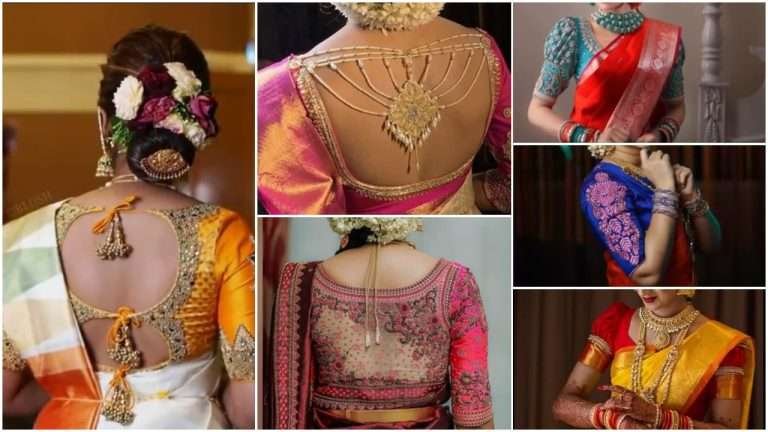 Pattu saree blouse design