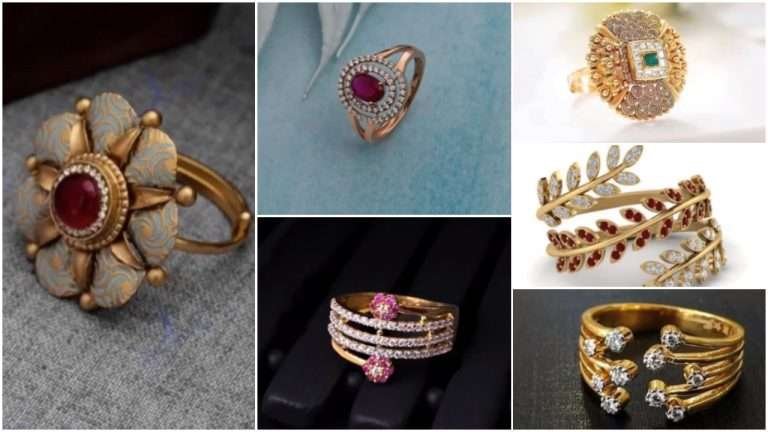 New gold ring designs for women