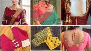 Beautiful sari blouse design