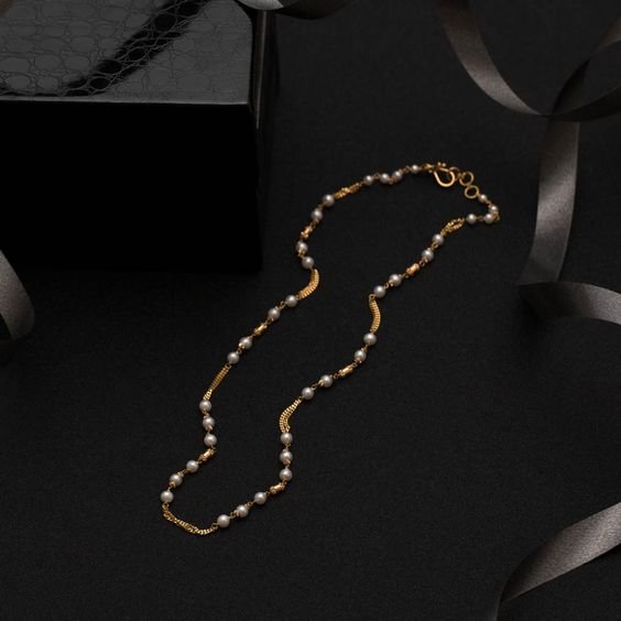 Simple and Light Weight Gold Chain Designs