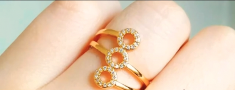 Gold and Diamond Rings