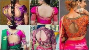 Stunning blouse back neck designs