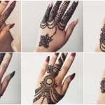 Back hand mehndi design
