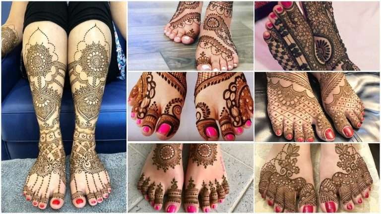 Fresh and stunning foot mehndi designs for the modern brides