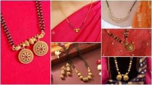 Latest gold mangalsutra designs in india