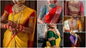 Pattu saree blouse design