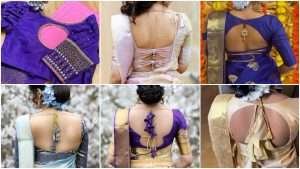 Amazing blouse back neck design