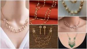 Gold south sea pearl beads jewellery