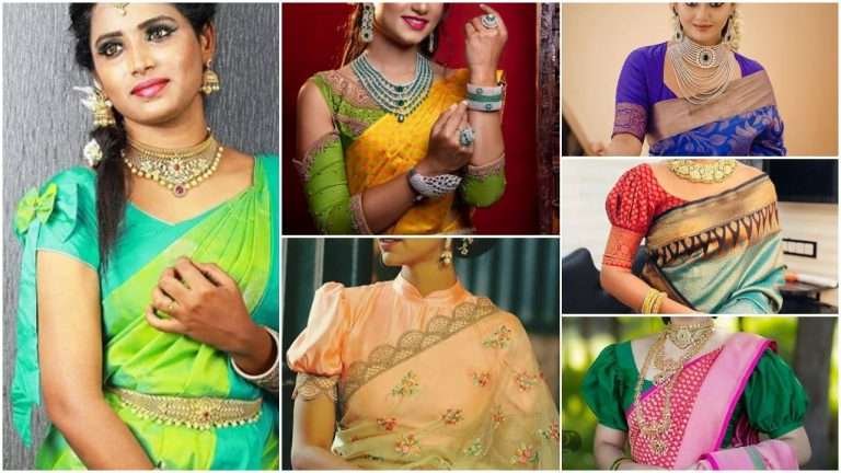 New trending sari blouse designs