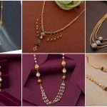 Latest long gold necklace designs