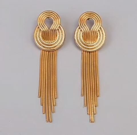 Gold earrings design