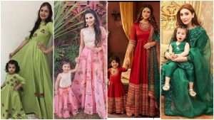 Mommy daughter twinning dress