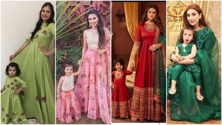 Mommy daughter twinning dress