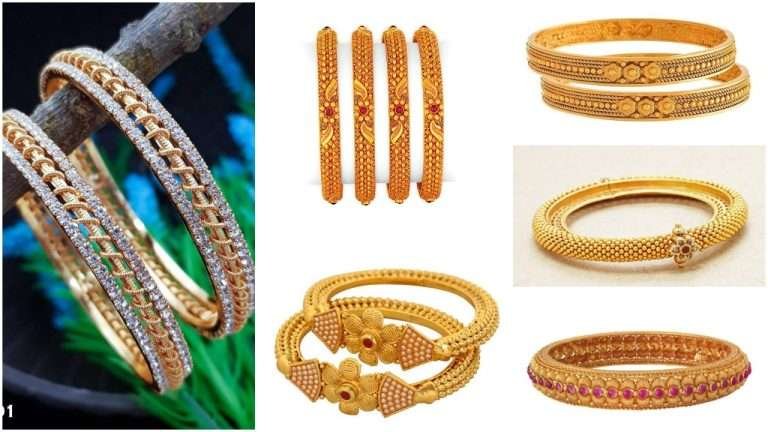 Gold bangles for women online