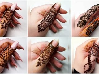 Beautiful finger mehndi designs