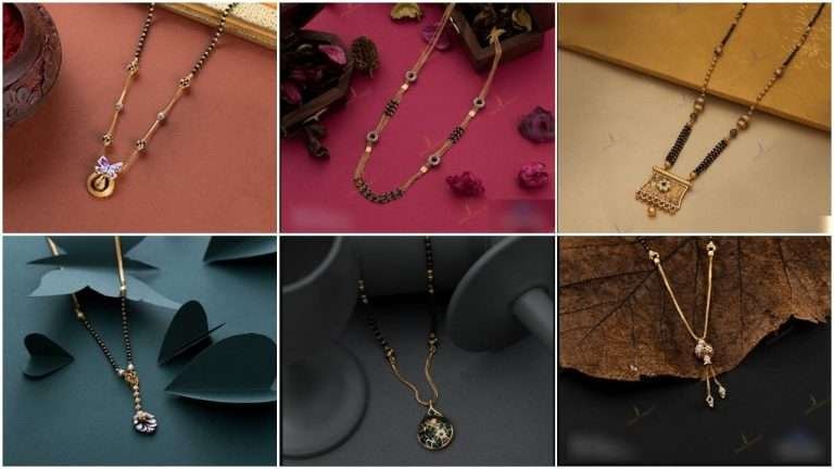 Simple looking mangalsutra designs