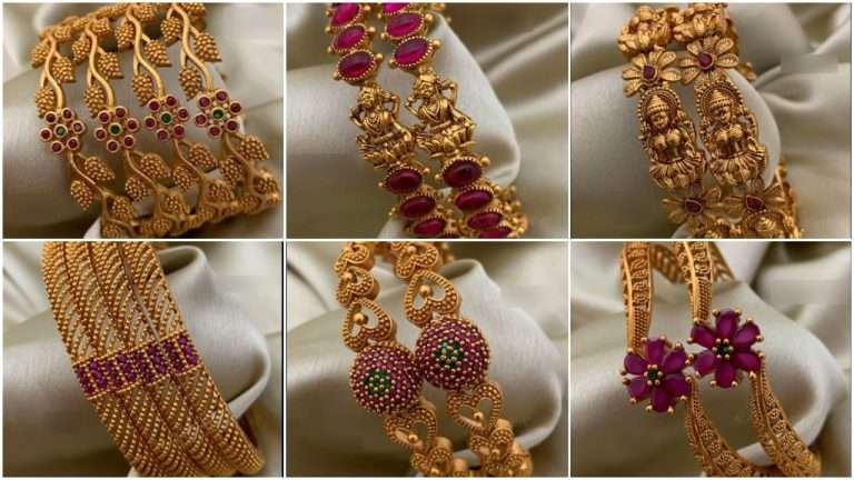 Beautiful matte finish designer bangles