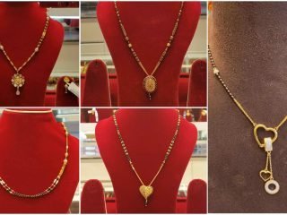 Simple gold mangalsutra designs
