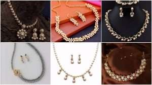 Latest pearl necklace designs