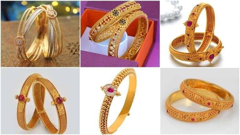 25 Latest designs of gold bangles in india