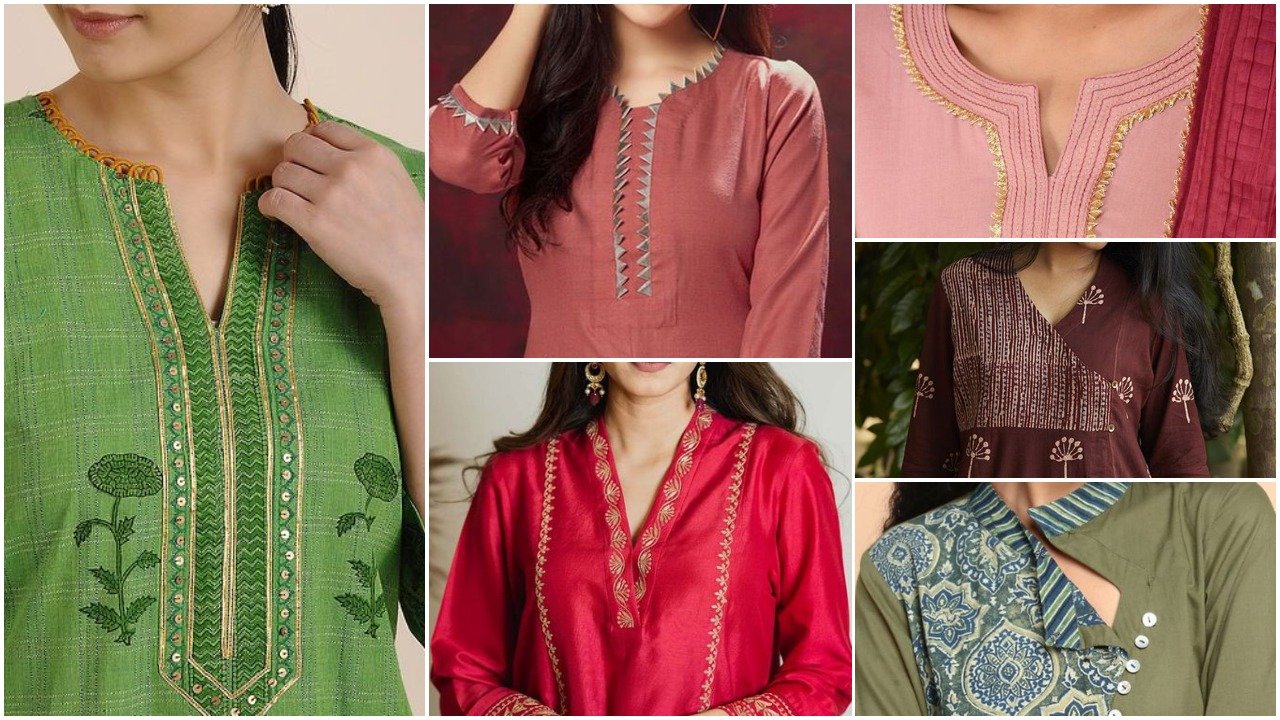Latest stylish and trendy kurti neck designs – Simple Craft Ideas