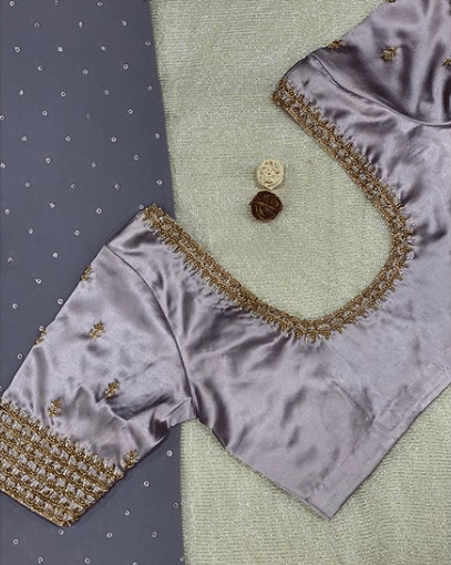 Best stunning and latest blouse neck designs for saree - Simple Craft Idea