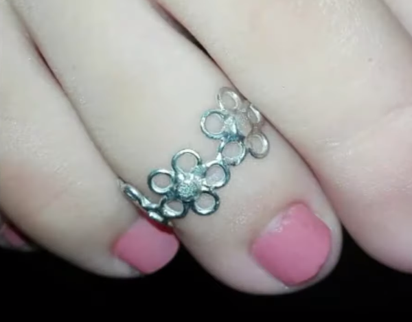 Silver Toe Ring Designs