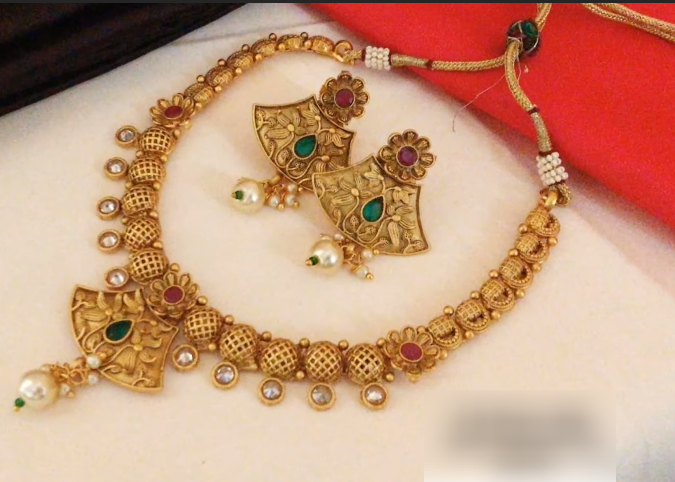Latest gold necklace design