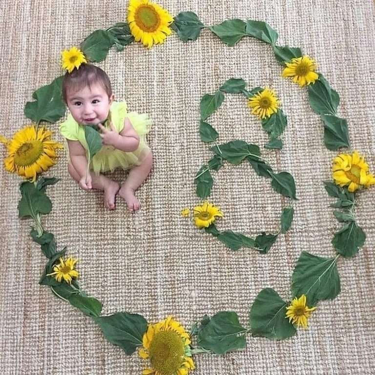 Monthly Baby Photoshoot Ideas